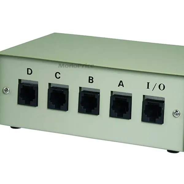 Monoprice 4x1 RJ45 8P8C Manual Data Switch Box