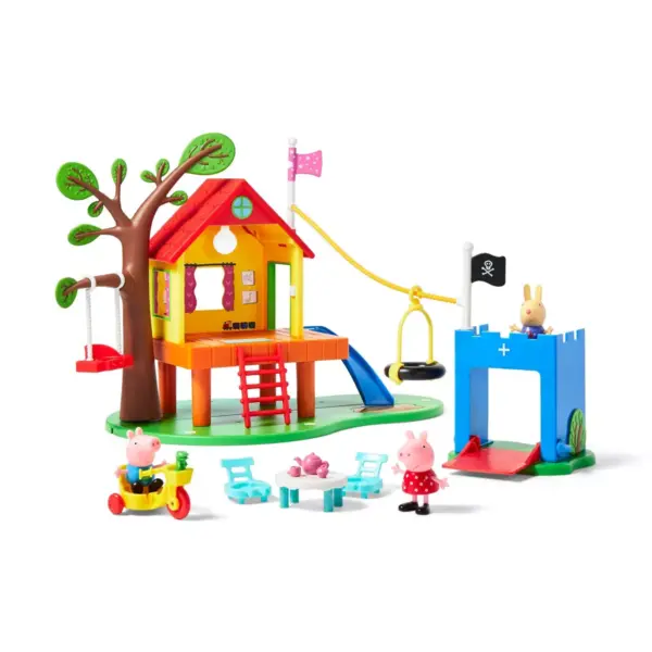 Peppa Pig's Treehouse and George's Fort Playset