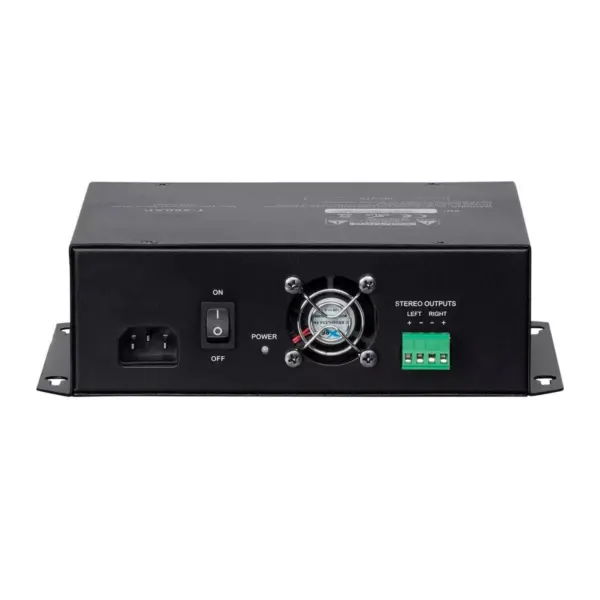 Monoprice Commercial Audio 120W 2ch Mixer Amp (No Logo)