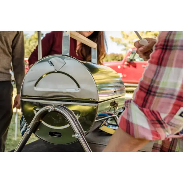 Stansport Stainless Steel Propane BBQ Grill 126 sq. in.