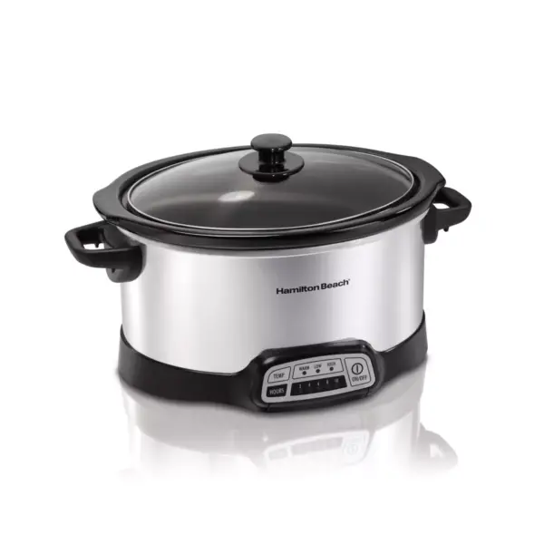 Hamilton Beach Programmable Slow Cooker - Silver - 33463