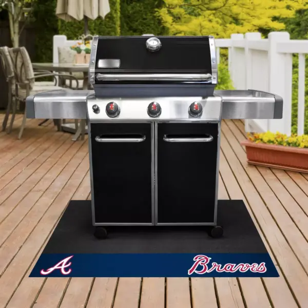 MLB Atlanta Braves 26"x42" Grill Mat