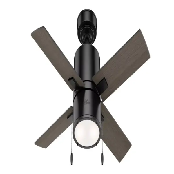 42" Beck Ceiling Fan Black (Includes LED Light Bulb) - Hunter Fan