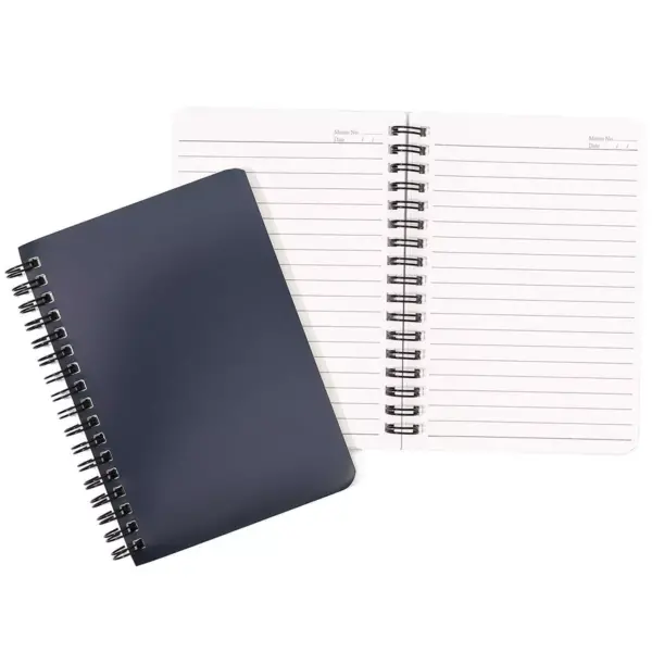 4 Pack Spiral Bound Weatherproof College Ruled Notepads Notebooks Memo Pad Books Lined Paper, 4 x 6 Inches, 50 Sheets Per Book