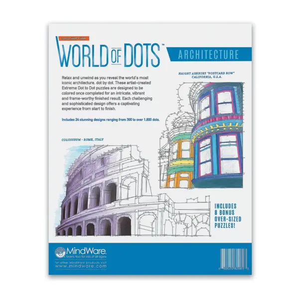 MindWare Extreme Dot To Dot World Of Dots: Set Of 2 - Brainteasers