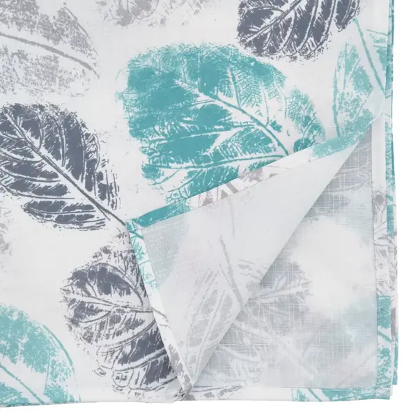 Saro Lifestyle Printed Tablecloth With Leaf Design