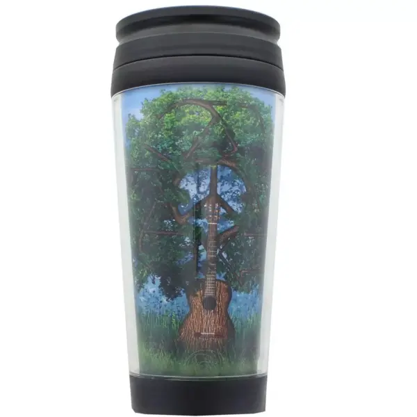 Just Funky Nature Roots 16oz Travel Mug w/ Lid