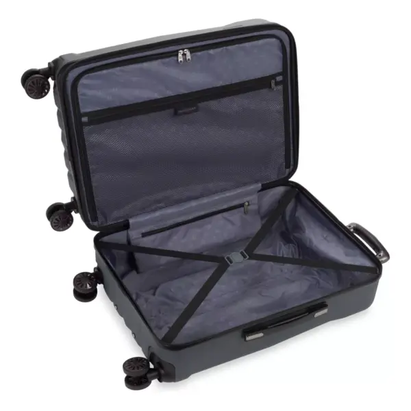 SWISSGEAR 24" Cascade Hardside Checked Suitcase - Dark Gray