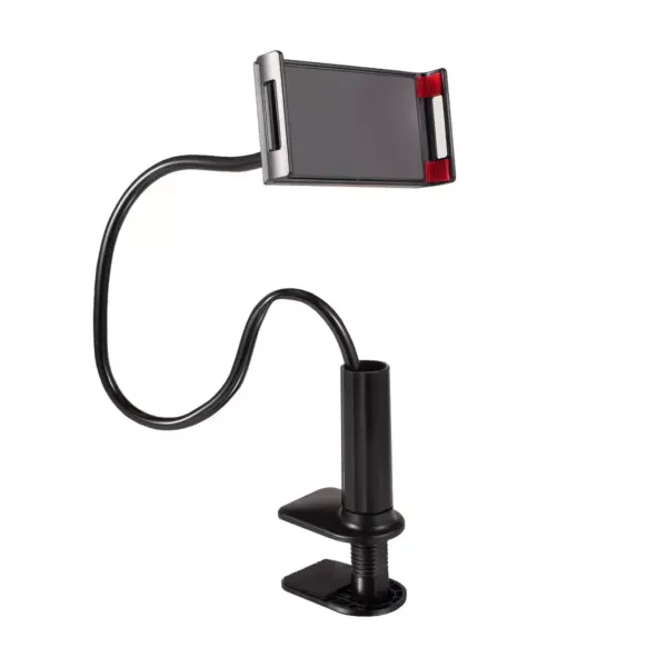 Phone Holder Lazy Gooseneck Mount Flexible Long Arm 360 Bracket C Clamp Stand for iPhone Nintendo Switch Bed Desktop Universal 4.8-7.5" Devices INSTEN