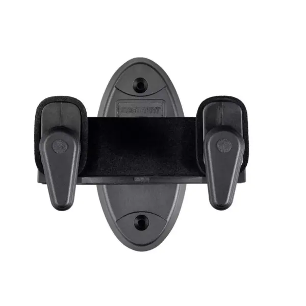 Monoprice Locking Wall Mount for Guitar - Black, Vertical Hang For Guitars, Bass, Violins, Mandolins, Ukuleles, And More - Stage Right Series