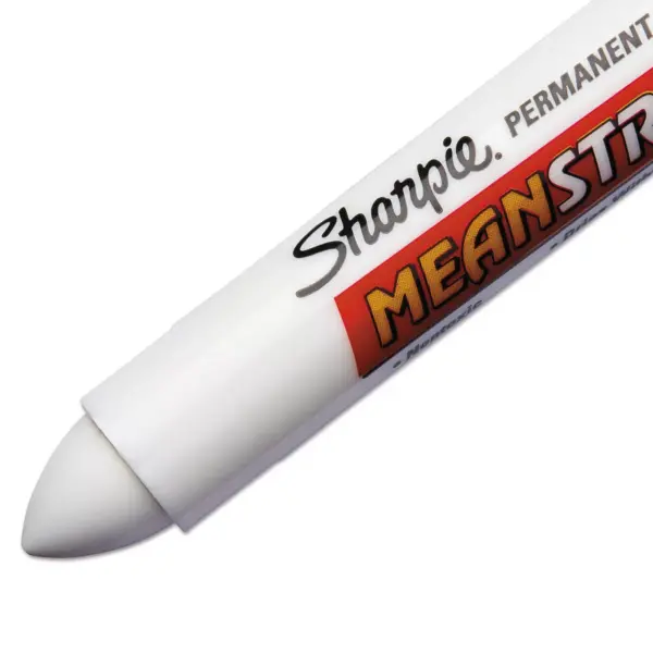 Sharpie Mean Streak Marking Stick Broad Tip White 85018