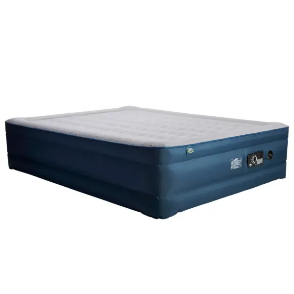 Serta 18" Raised TPU Queen Air Mattress with 4 Comfort Pump