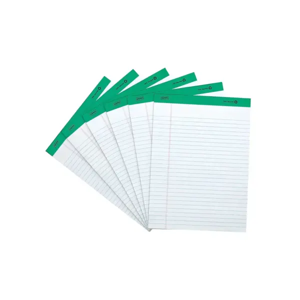 Staples Notepads 8.5" x 11.75" Wide White 50 Sh./Pad 12 Pads/PK TR58185/18590