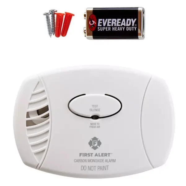 First Alert 2pk CO400CN2 Battery Powered Carbon Monoxide Detector