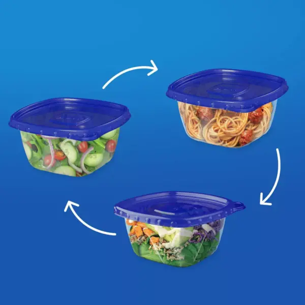 Ziploc Medium Square Containers - 3ct