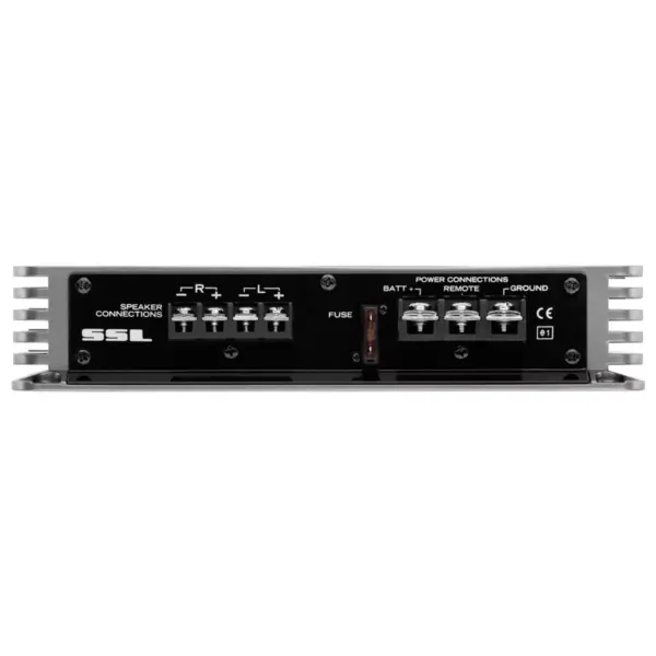 Sound Storm Laboratories EV2.200 Evolution 200 Watt 2-Channel 2 to 8 Ohm Stable Class A/B Full Range Car Amplifier, Gunmetal Gray