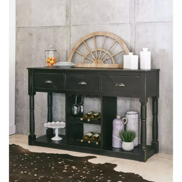 Phoenix Bar Salvaged Black - Picket House Furnishings