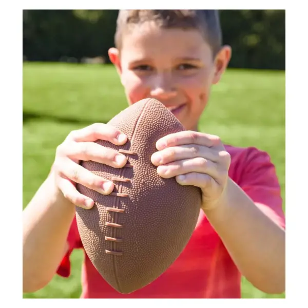 HearthSong Football and Disc Target Kick 'n Toss Set for Kids' Outdoor Active Play