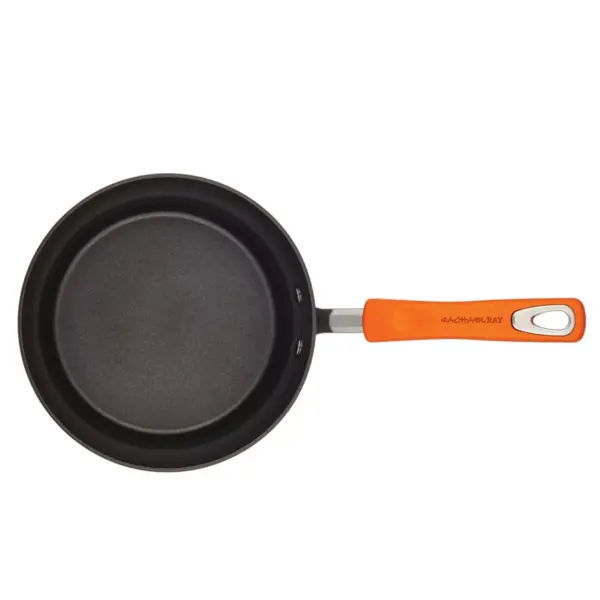 Rachael Ray 3qt Hard Anodized Aluminum Nonstick Saucepan with Orange Handles