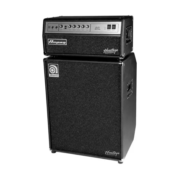 Ampeg Heritage SVT-CL 300W Tube Bass Amp Head with 4x10 500W Bass Speaker Cab