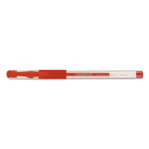 UNIVERSAL Roller Ball Stick Gel Pen Red Ink Medium Dozen 39512