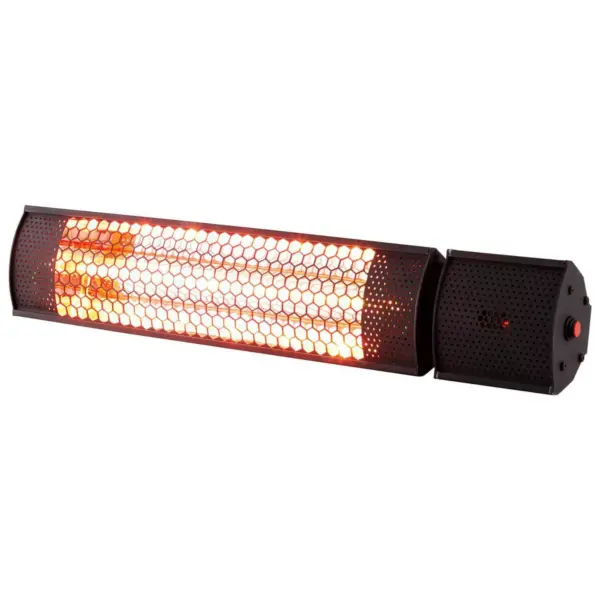 1500W Infrared Electric Patio Heater with Remote Control - Permasteel