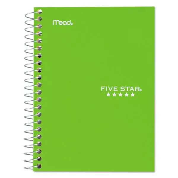 Five Star Wirebound Notebook College Rule 7 x 5 100 Sheets Assorted 45484