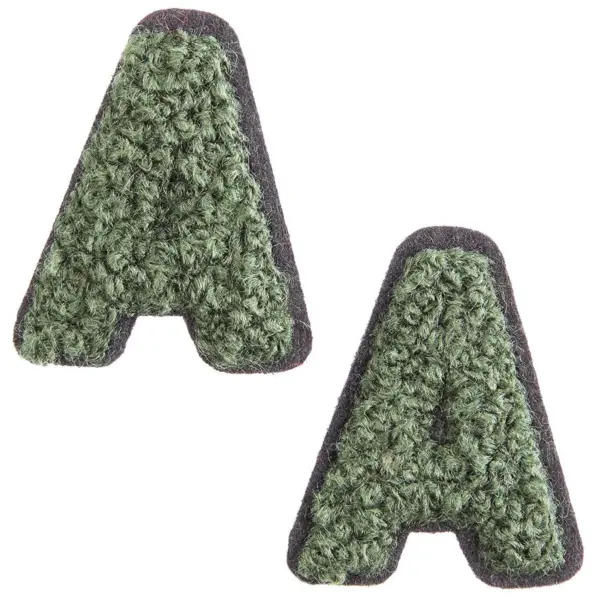 Bright Creations Iron On Alphabet Letter Patches A - Z (52 Count)