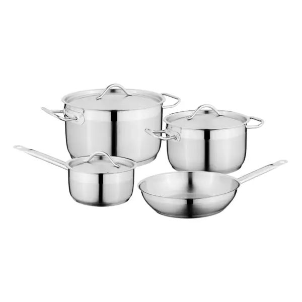 BergHOFF Hotel 7Pc 18/10 Stainless Steel Cookware Set