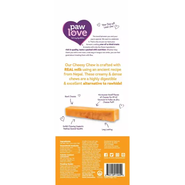 Paw Love Yak Cheese Dog Rawhide Dog Treats