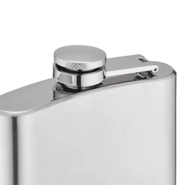 TRUE Stainless Steel Flask with Funnel 6oz