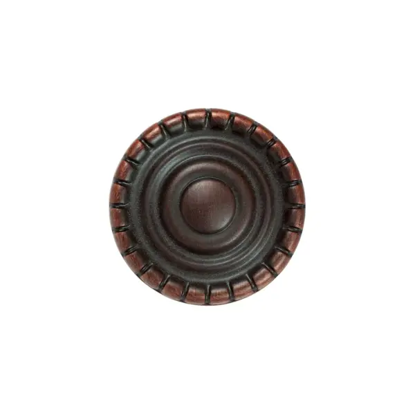 Sumner Street Home Hardware 1.25 4pc Knob Oil-Rubbed Bronze Laurel