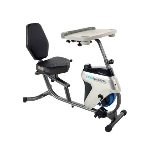 Exerpeutic Exerwork Bluetooth Recumbent Desk Bike