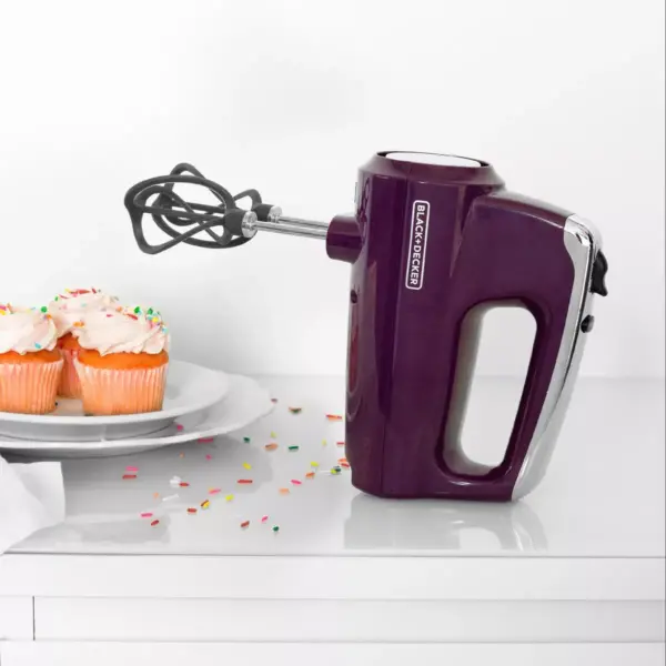 BLACK+DECKER Helix Hand Mixer - Purple MX600P