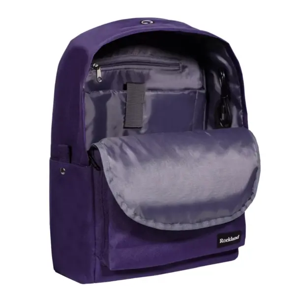 Rockland 17'' Classic Laptop Backpack - Purple