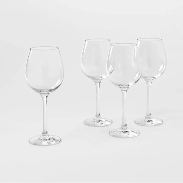 16.2oz 4pk Crystal White Wine Glasses - Threshold™