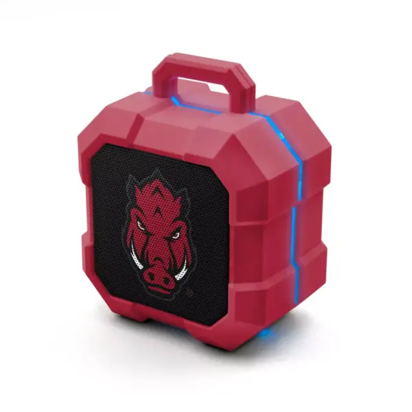 NCAA Arkansas Razorbacks LED ShockBox Bluetooth Speaker