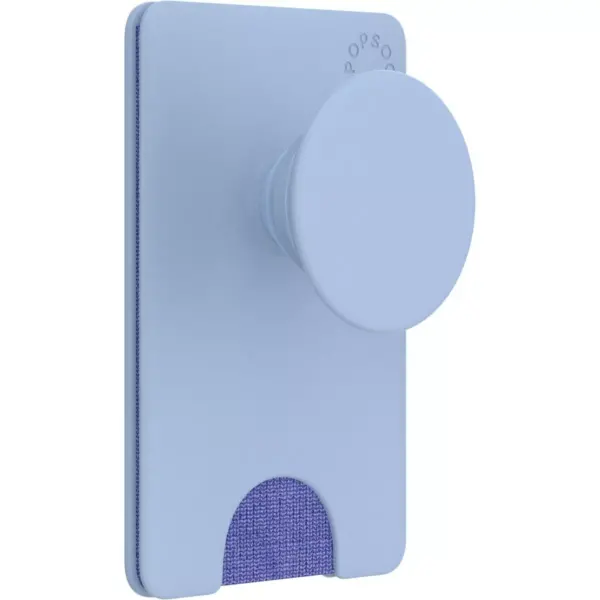 PopSockets PopWallet + (with PopGrip Cell Phone Grip & Stand) - Cornflower Blue