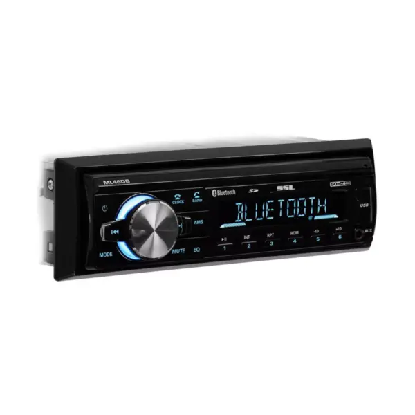 Soundstorm Bluetooth 1-Din MechLess Car Stereo Radio MP3 USB/Aux Receiver ML46DB