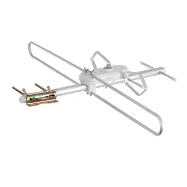 Monoprice Round Tube Attic or Outdoor VHF And UHF HDTV Antenna, 60 Mile Range, Anti-Rust, Waterproof and Weather Resistant