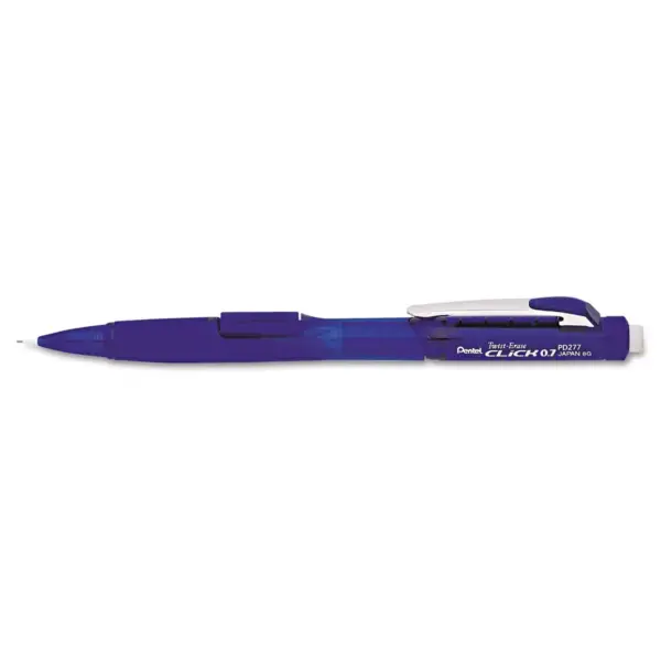 Pentel Twist-Erase CLICK Mechanical Pencil 0.7 mm Blue Barrel PD277TC