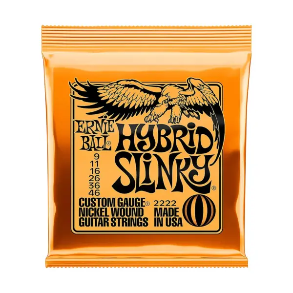 Ernie Ball 2222 Nickel Hybrid Slinky Electric Guitar Strings