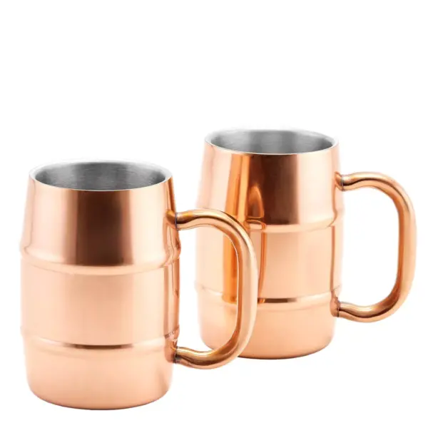 Old Dutch 16.9oz 2pk Stainless Steel KeepKool Mugs