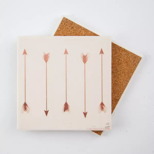 Thirstystone Coasters Set of 4 - Copper Arrows