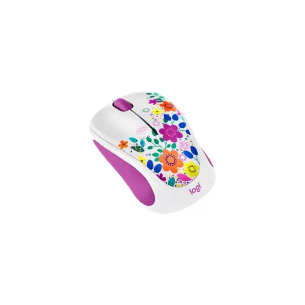 Logitech Design Collection Wireless Mouse - Optical - Wireless - Radio Frequency - 2.40 GHz - USB - 1000 dpi - 3 Button(s)