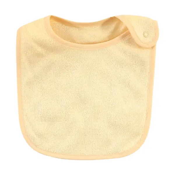 Hudson Baby Infant Unisex Rayon from Bamboo Terry Bibs, Soft Neutral, One Size