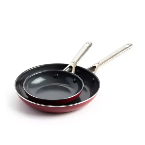 Red Volcano 2pc 7" & 10" Fry Pan Set