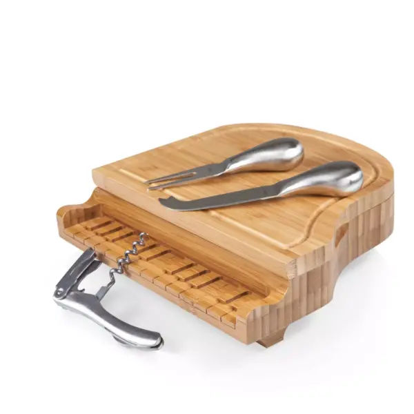 Bamboo Grand Cheese Serving Set - Picnic Time