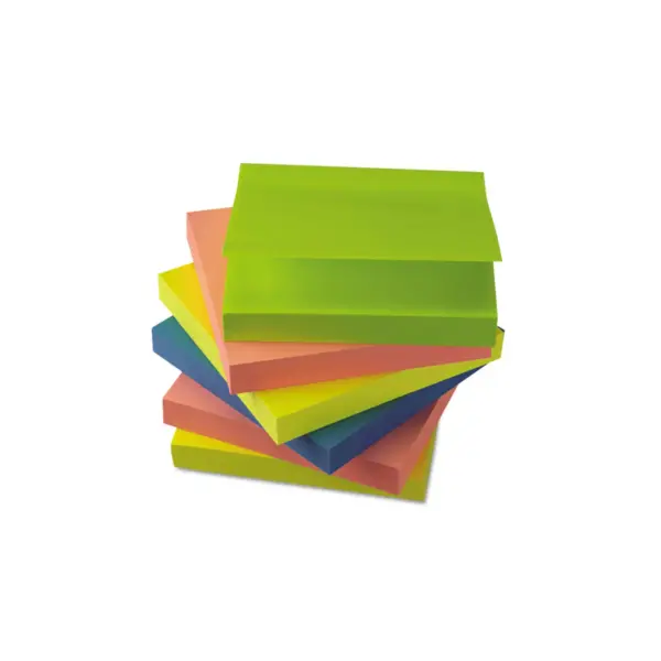 UNIVERSAL Self-Stick Notes 3 x 3 Assorted Neon Colors 100-Sheet 12/Pack 35612