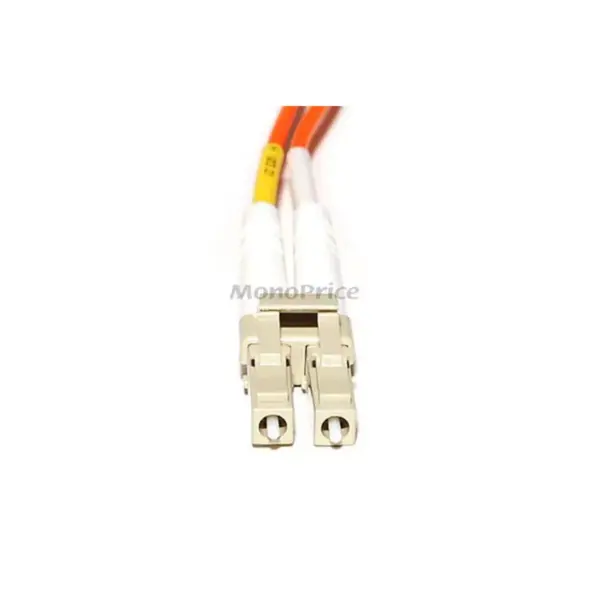 Monoprice Fiber Optic Cable - 10 Meter - Orange | LC to ST OM1, 62.5/125 Type, Multi Mode, Duplex